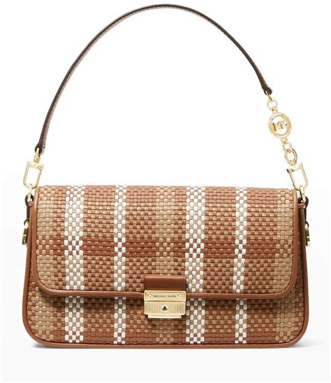 michael kors bradshaw woven bag|michael kors bradshaw shoulder bag.